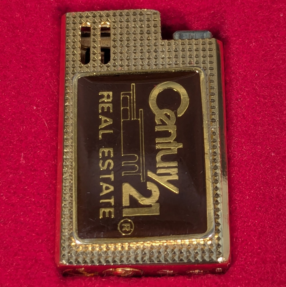 Vintage Century 21 Gold and Black JJJ Pinto Lighter